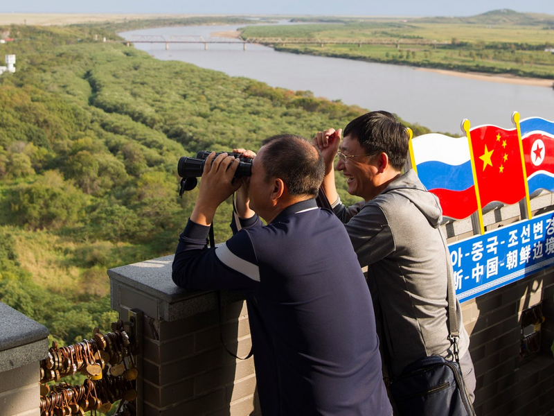 Punto de observación en Yanbian. AP